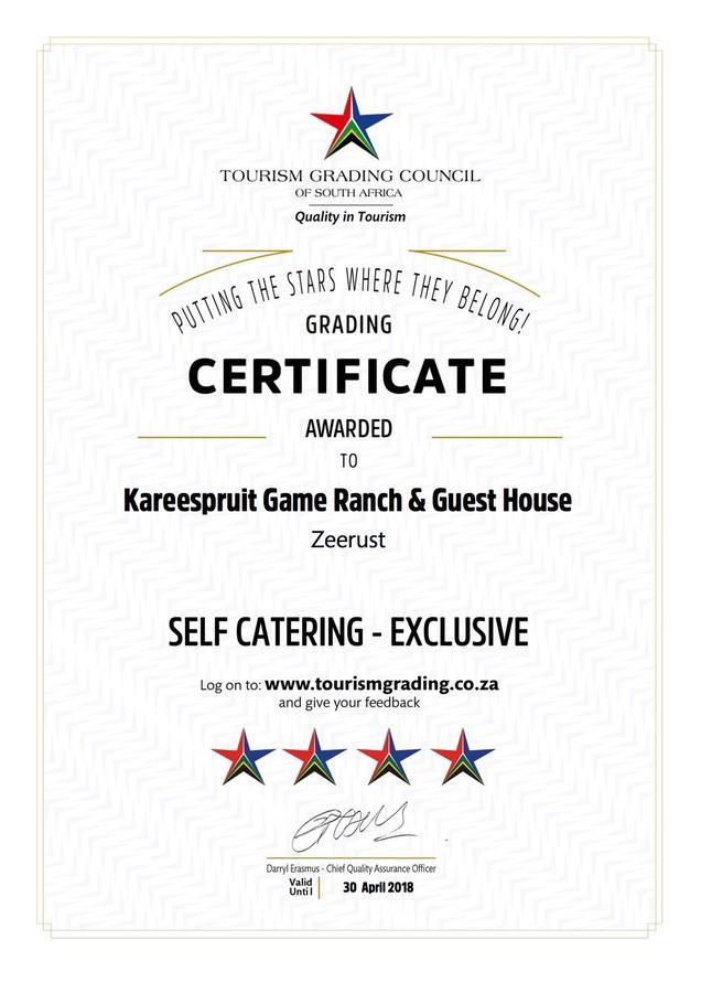 Kareespruit Game Ranch & Guest House Zeerust Rum bild